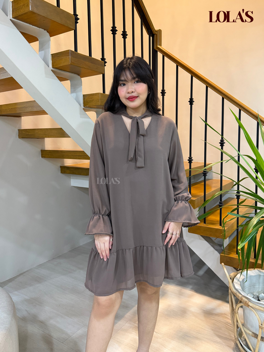 Daph Dress (Taupe)