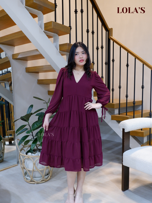 Anna Dress (Wine)
