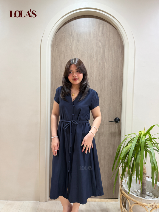 Kyle Dress (Navy Blue)