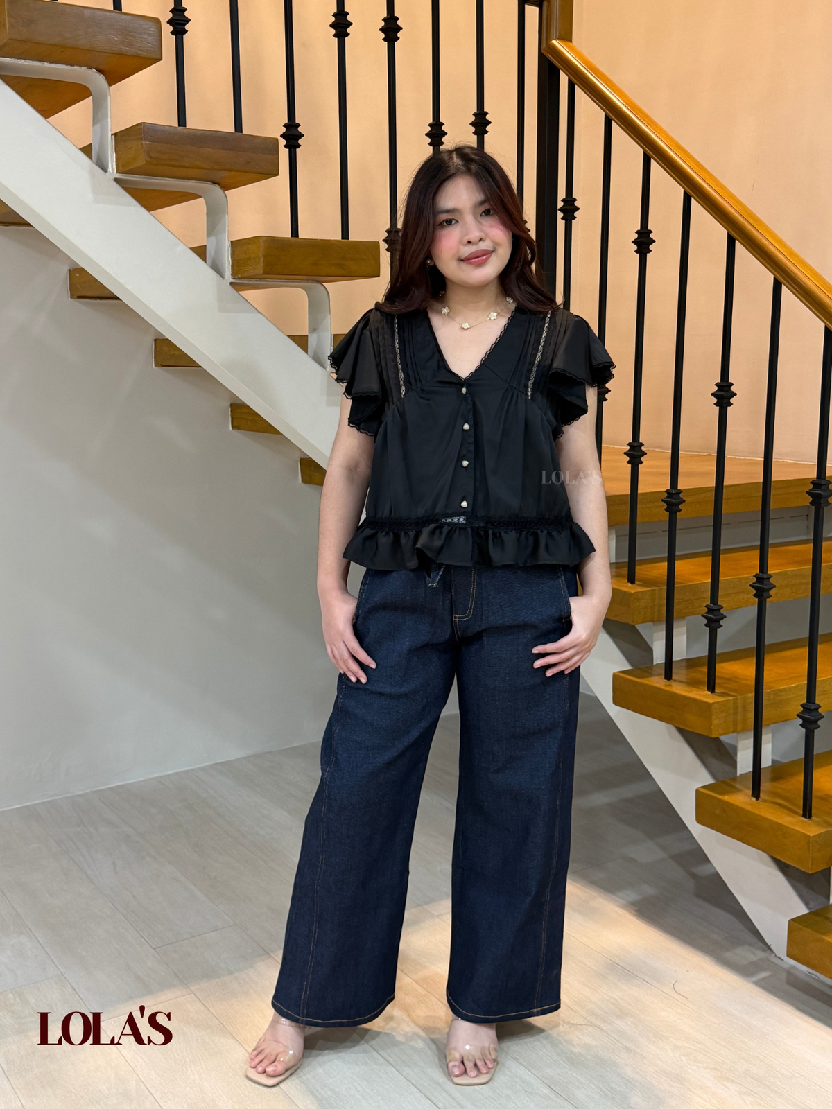 Arianna Blouse (Black)