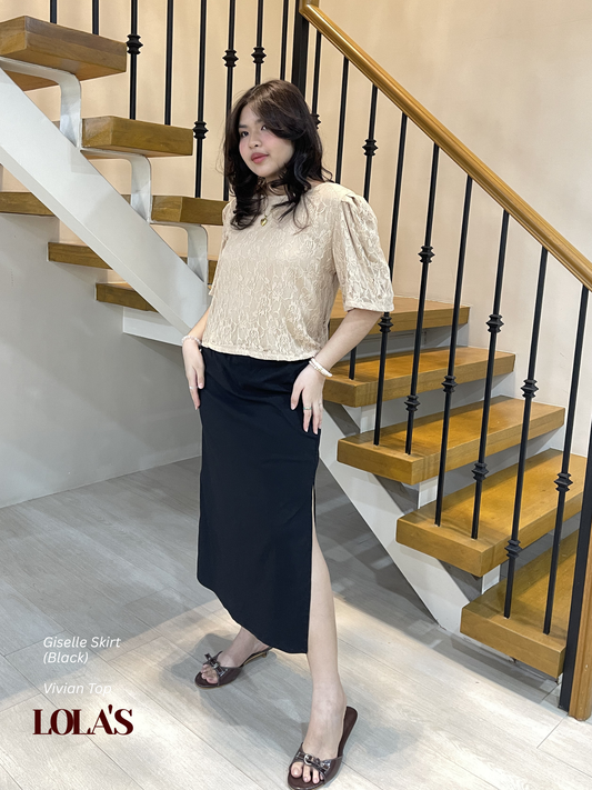 Giselle Skirt (Midnight Black)