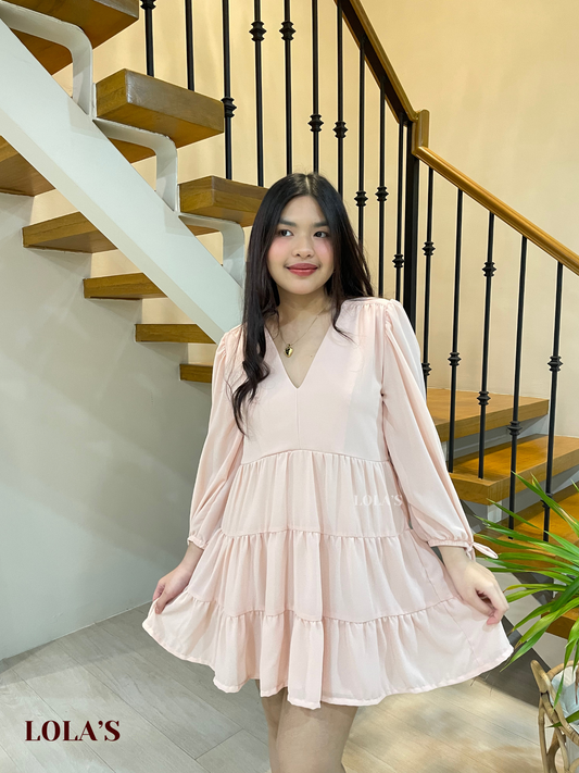 Monina Dress (Peach)