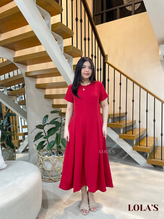 Kathleen Dress (Red)