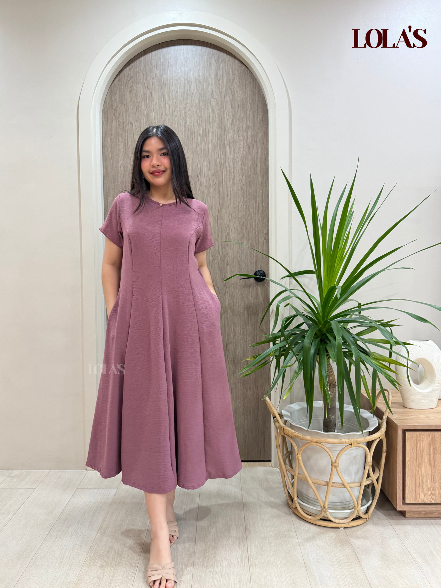 Kathleen Dress (Mauve)