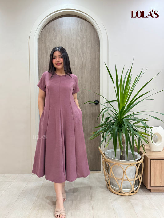 Kathleen Dress (Mauve)