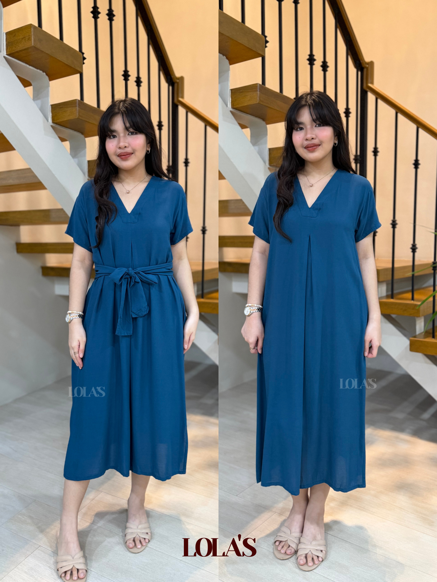 Tracy Dress (Teal Blue)