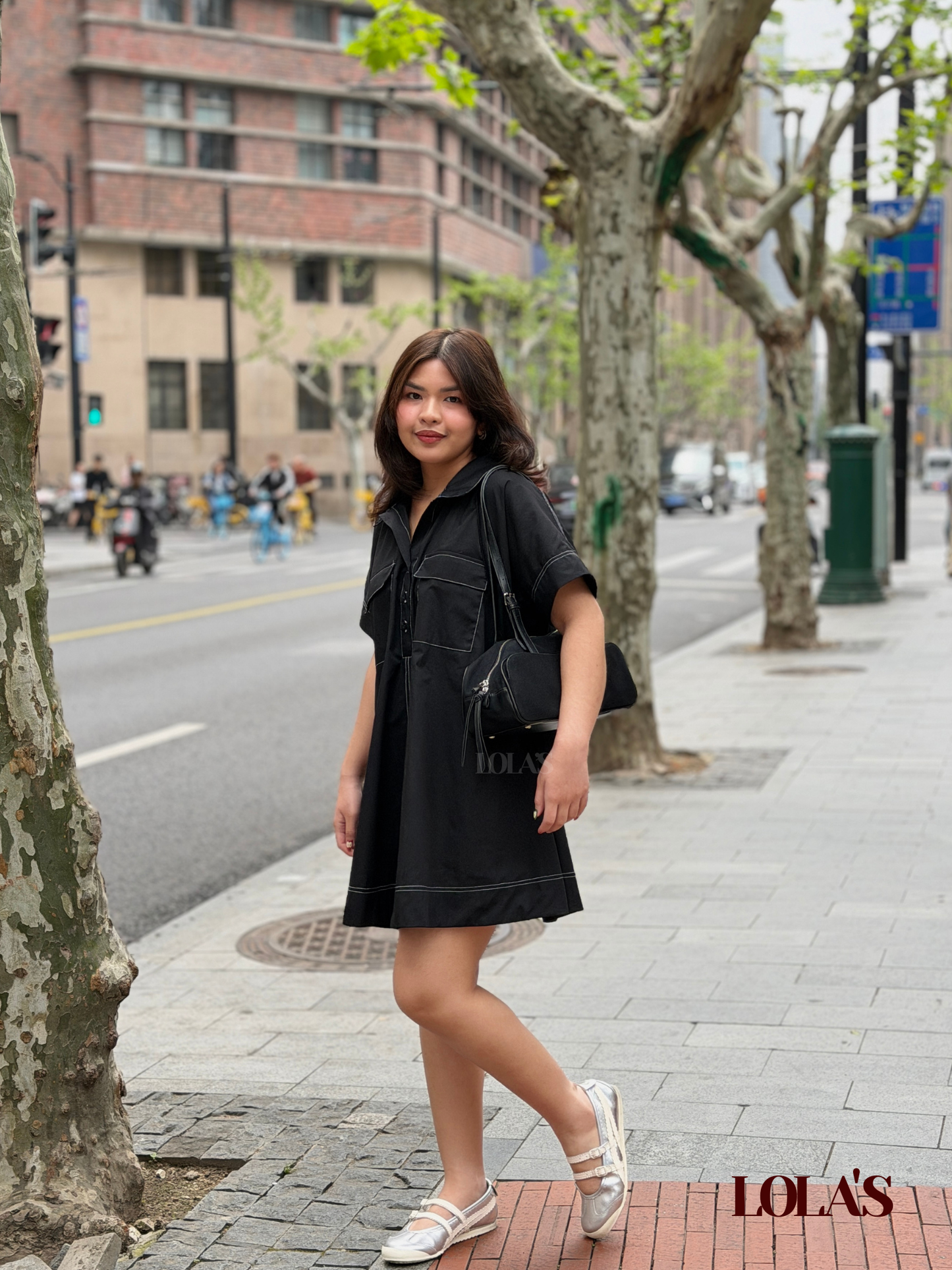 Sandrine Dress (Black)