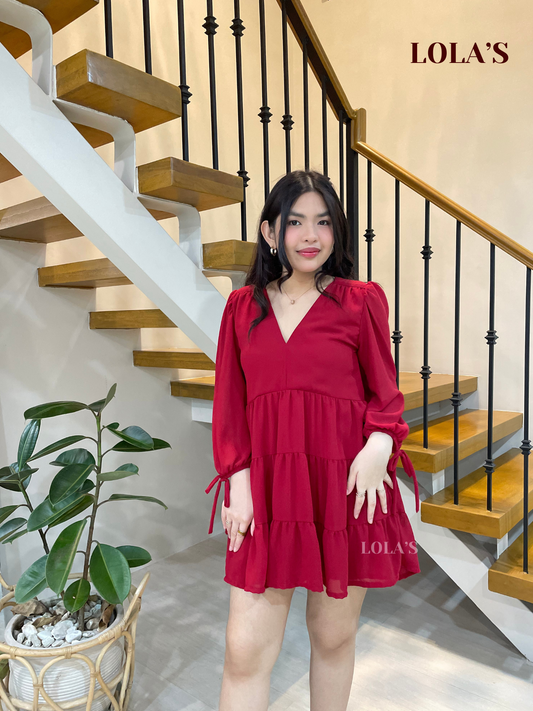 Monina Dress (Red)