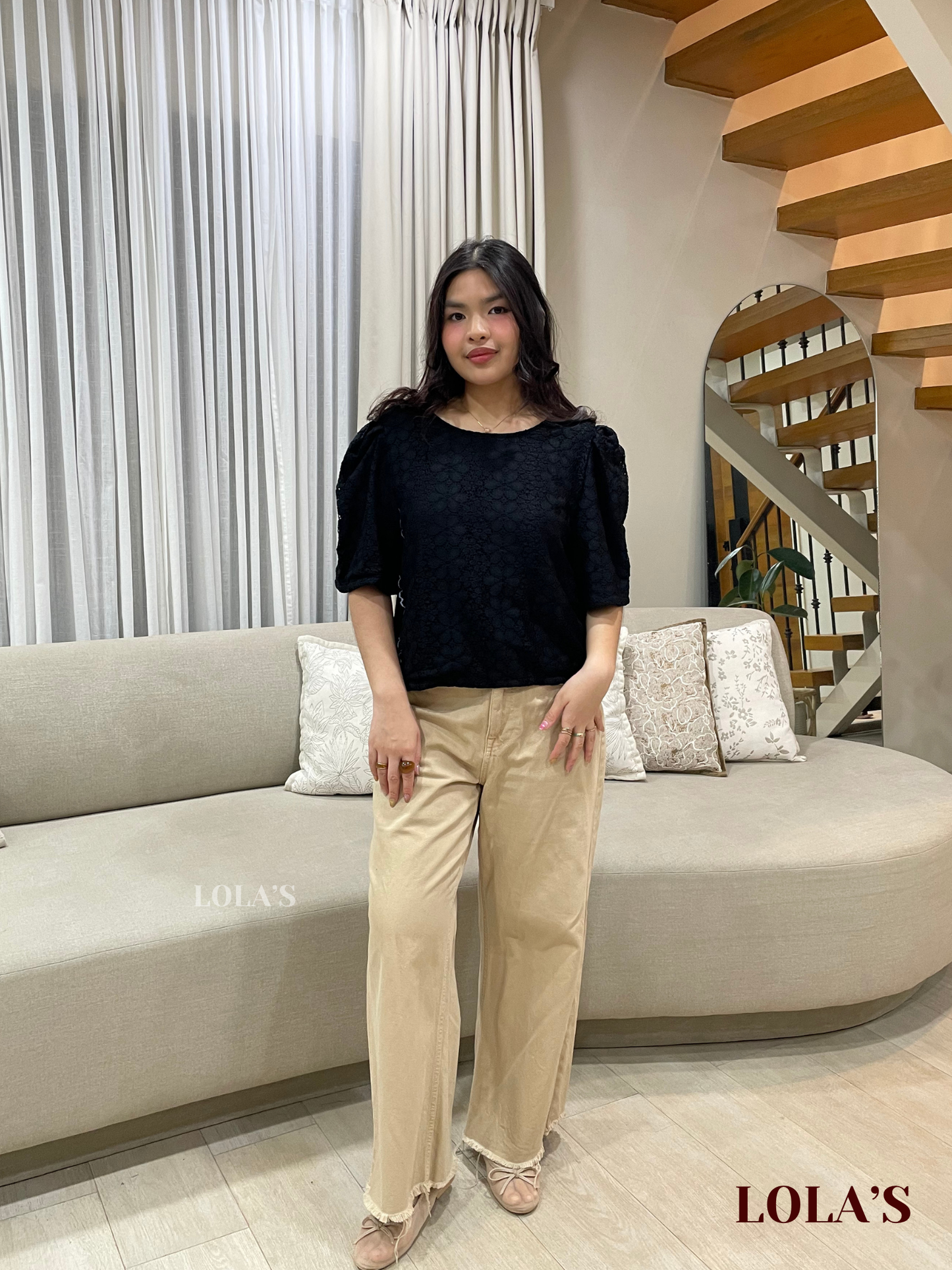 Vivian Top (SALE Midnight Dahlia Lace)