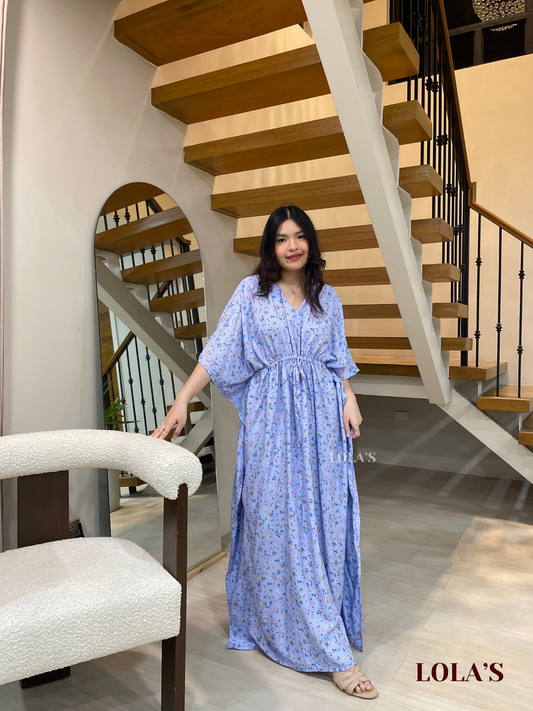 Rowena Dress (Sky Blooms)
