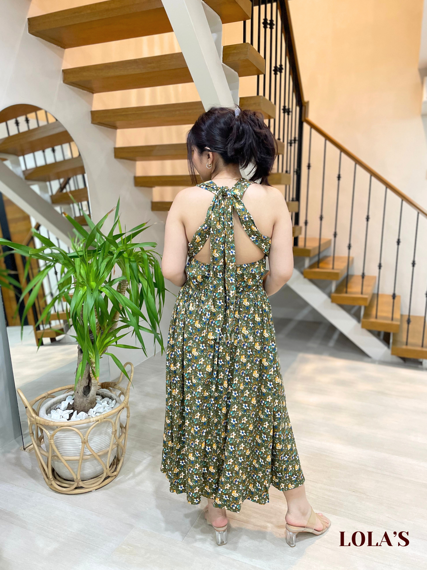 Sarah Dress (Fern Blooms)