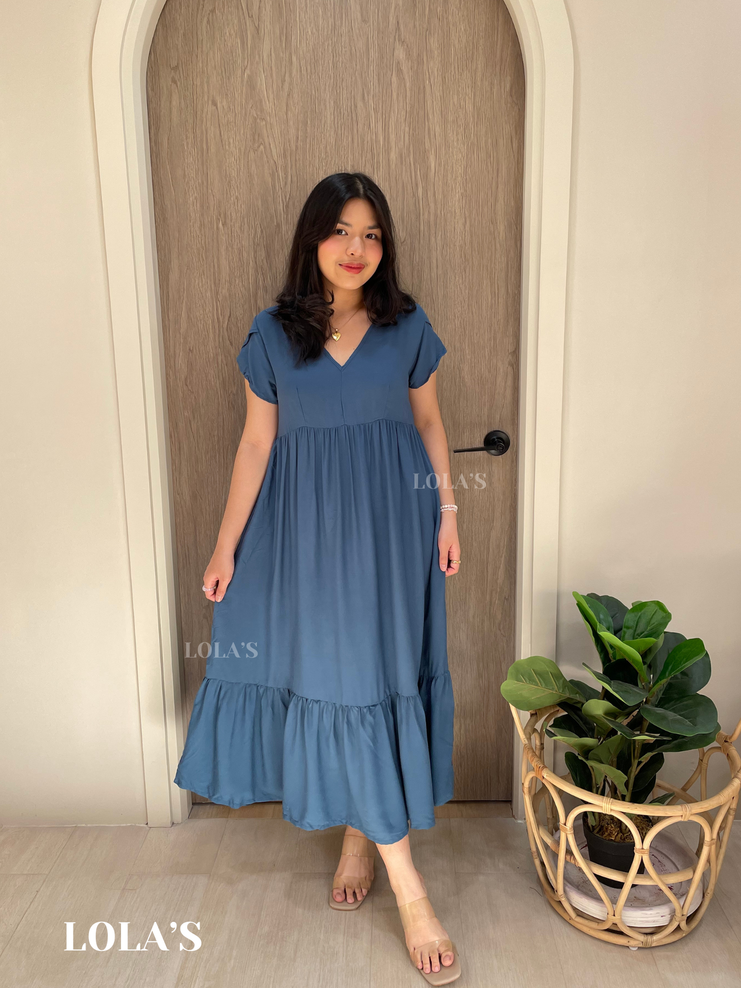 Jane Dress (Blue Green)