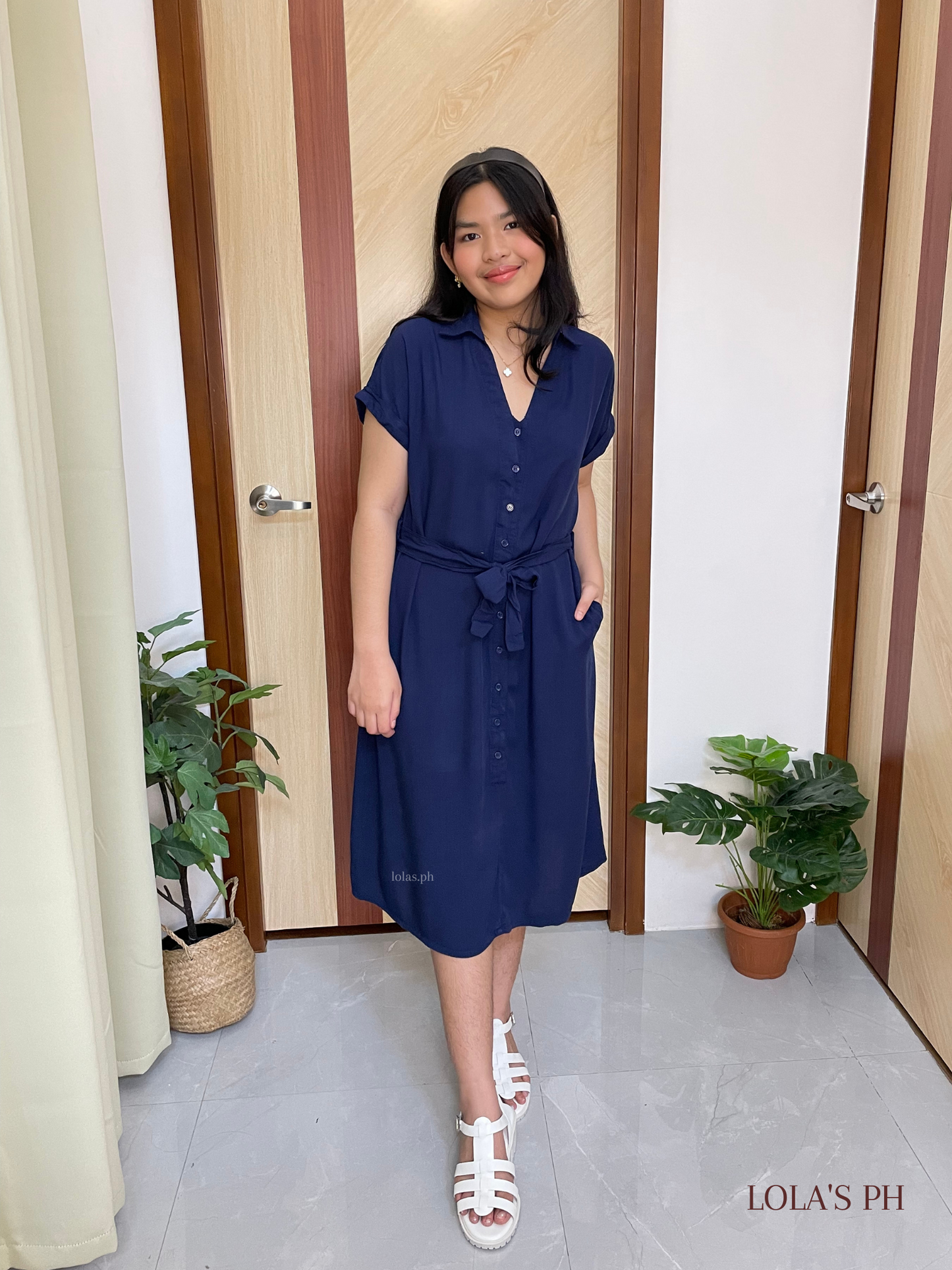 Alice Dress (Navy Blue)