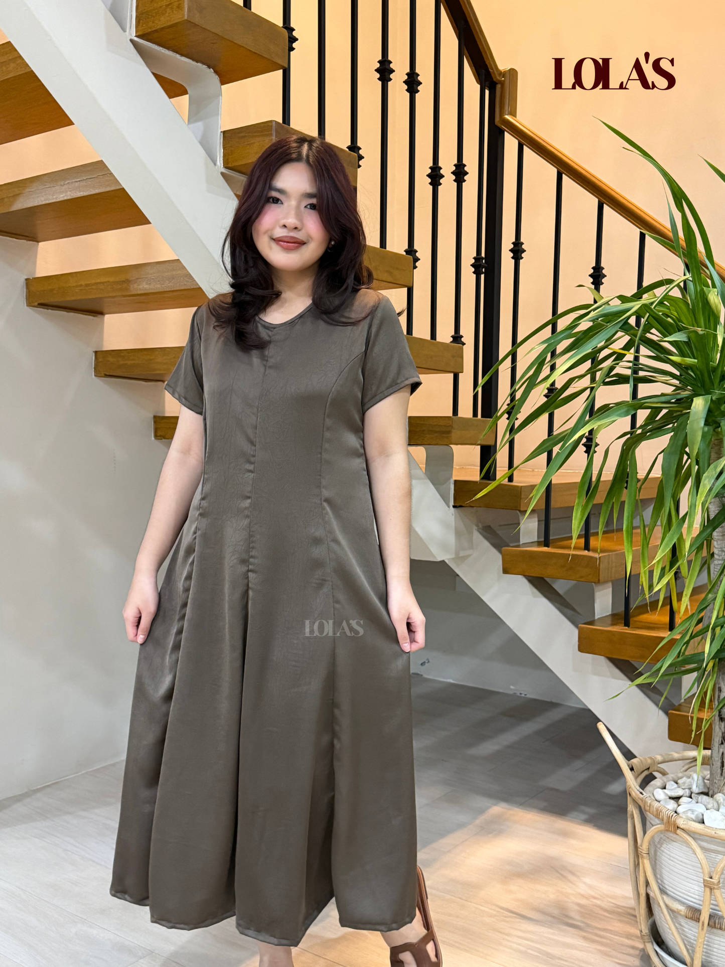 Kathleen Dress  (Espresso)