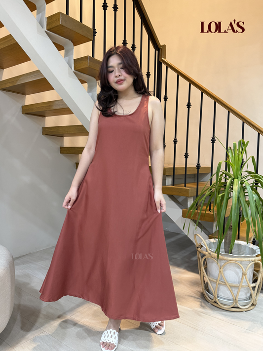 MIranda Dress (Brick)