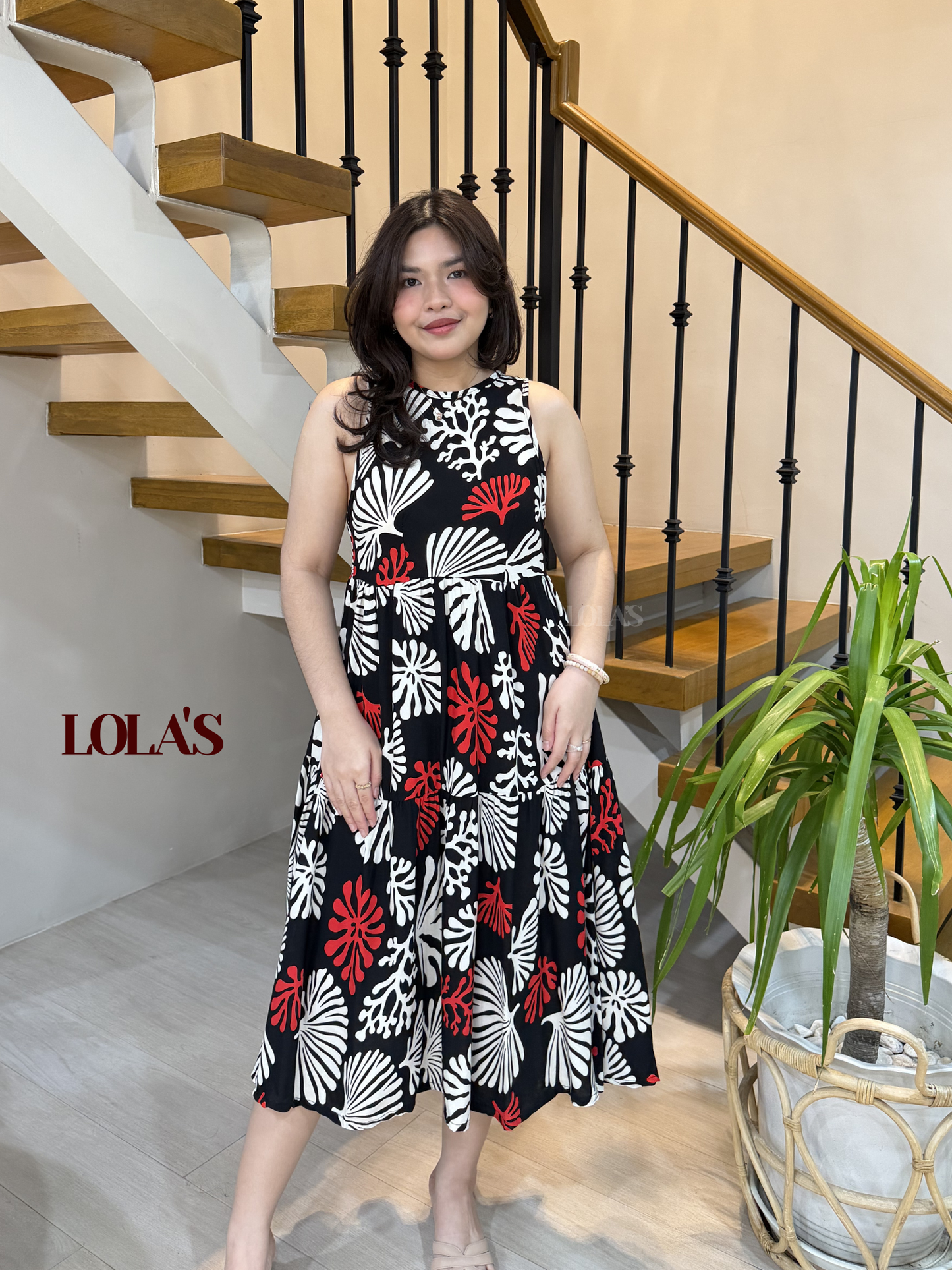 Miles Dress (Black Reef)