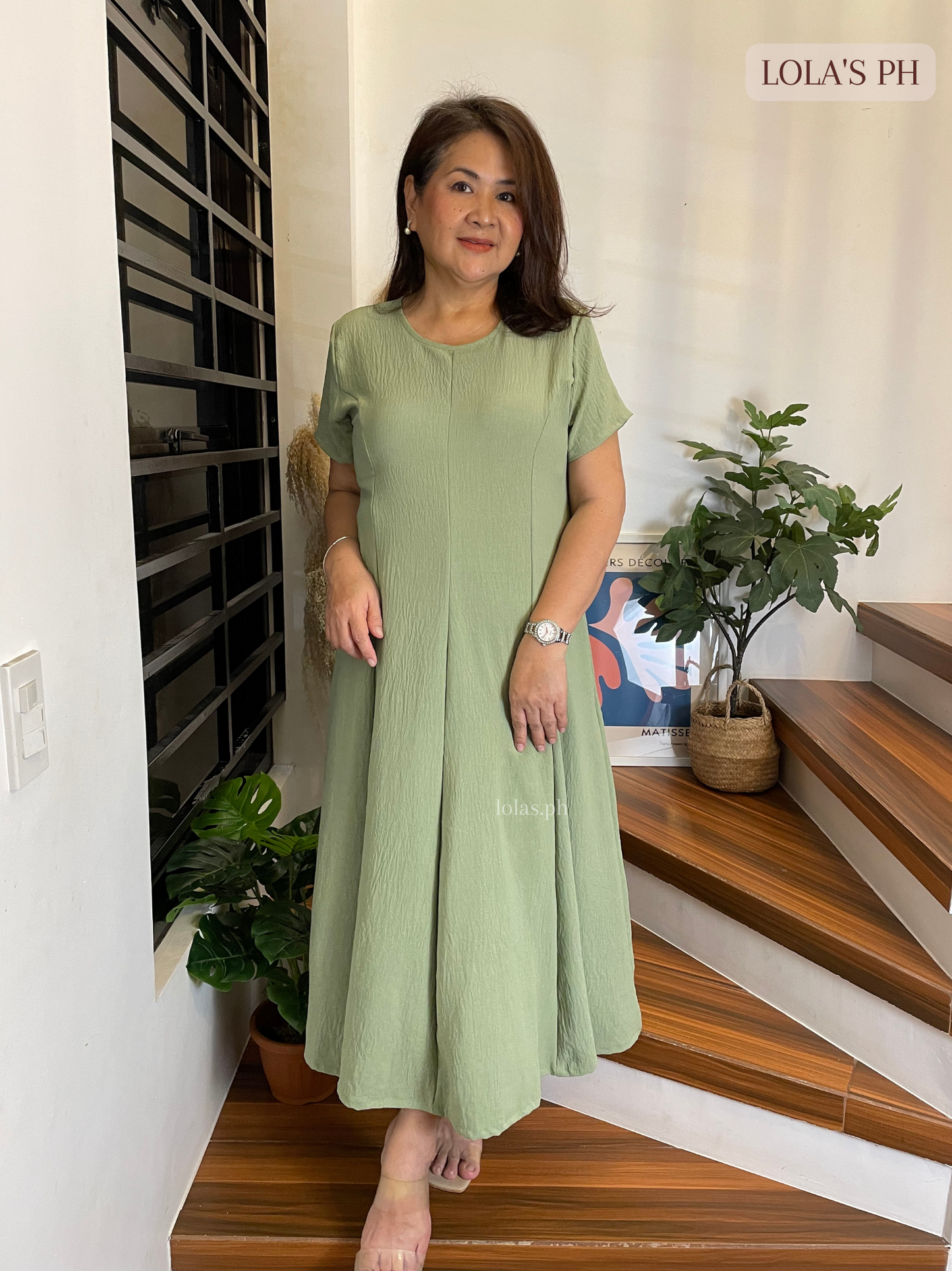 Kathleen Dress (Pistachio)