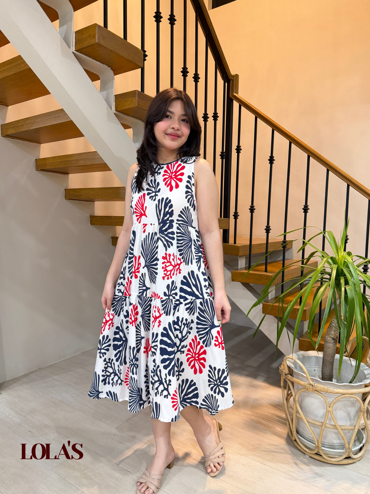 Miles Dress (White Reef)