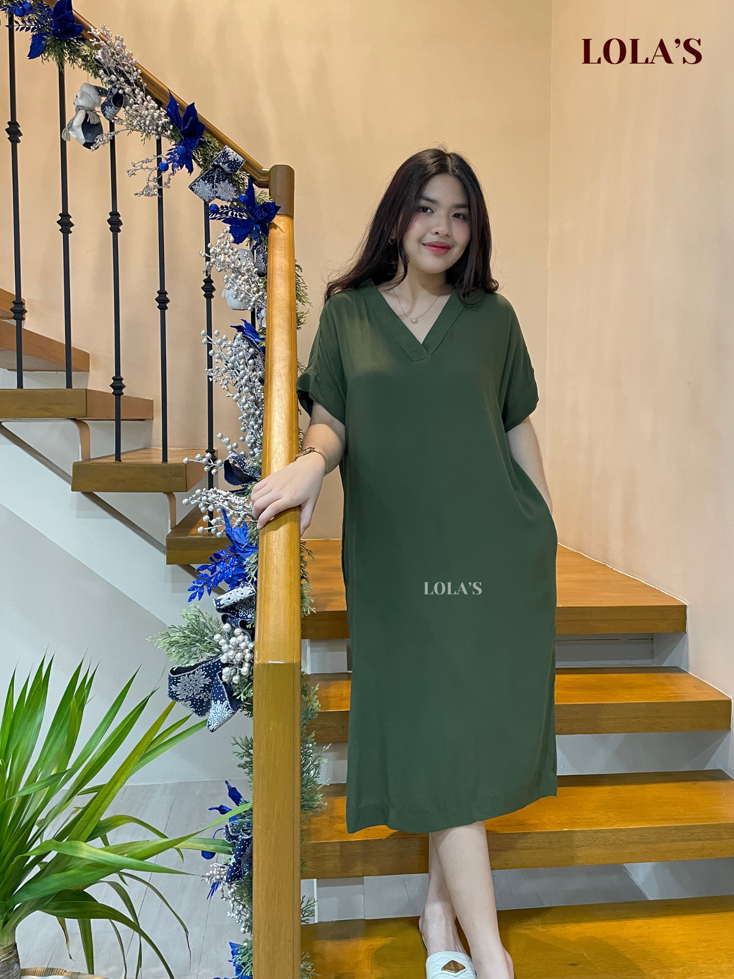 Coco Dress (Army Green)