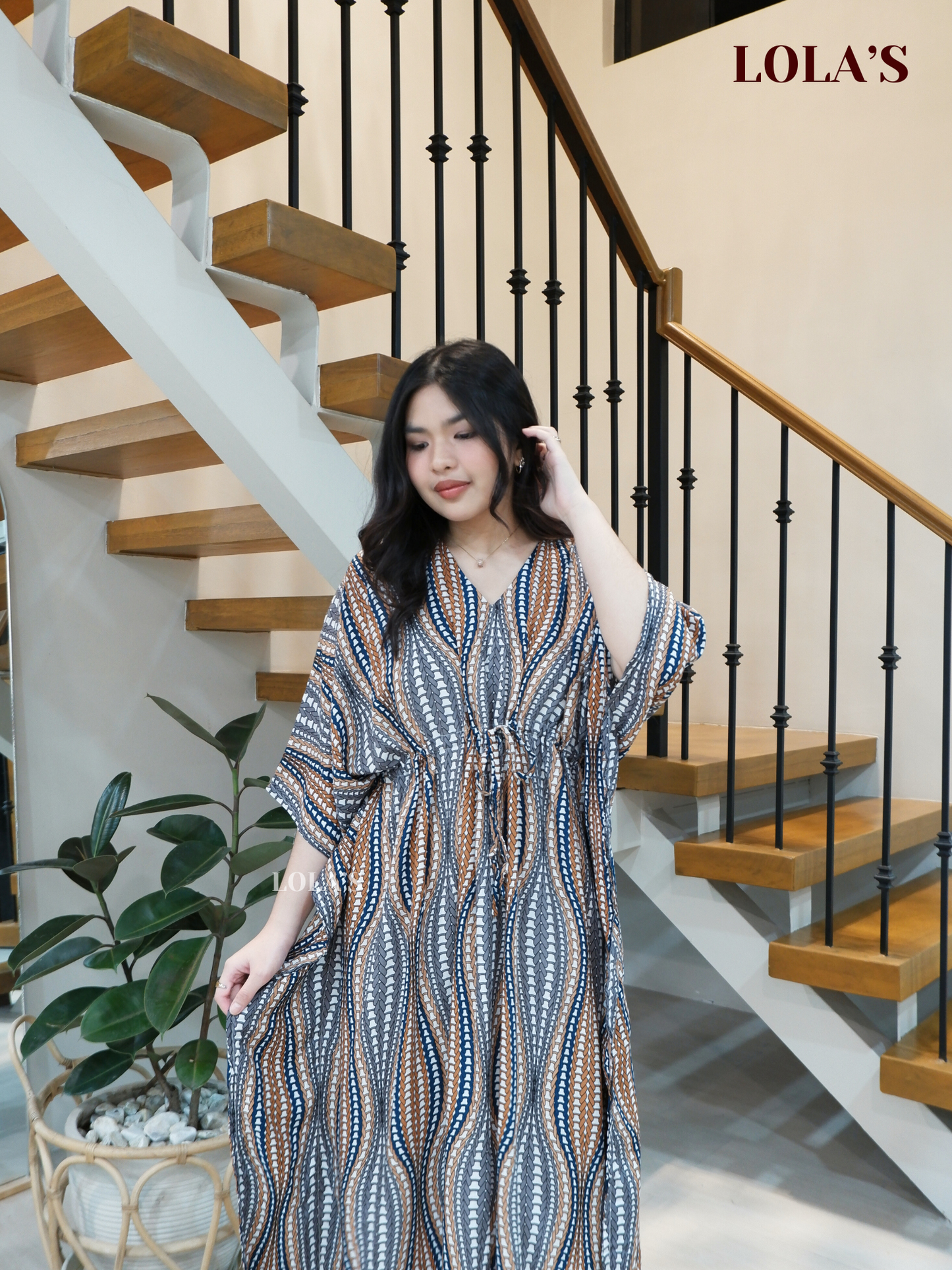 Rowena Dress (Retro Gray)