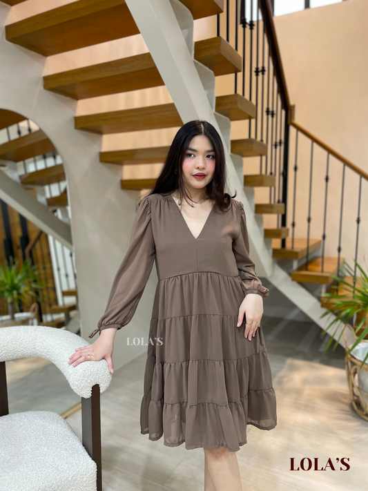 Diana Dress (Taupe)