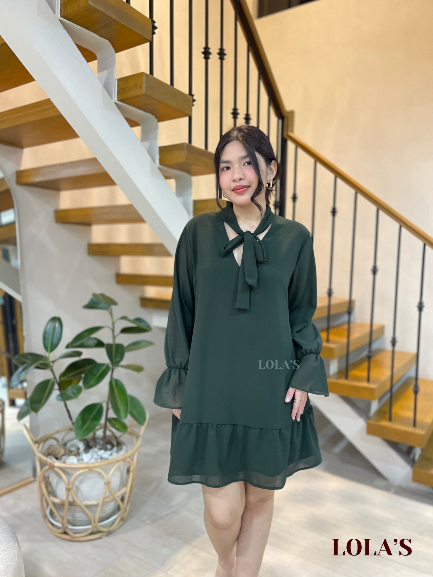 Daph Dress (Army Green)