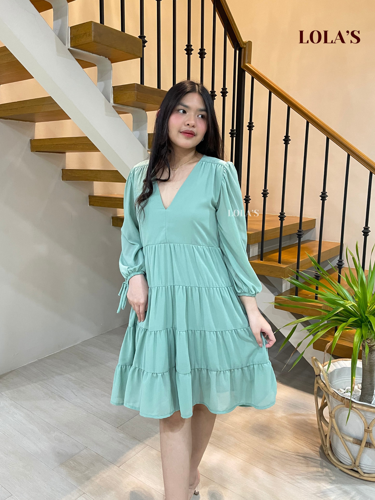 Diana Dress (Mint)