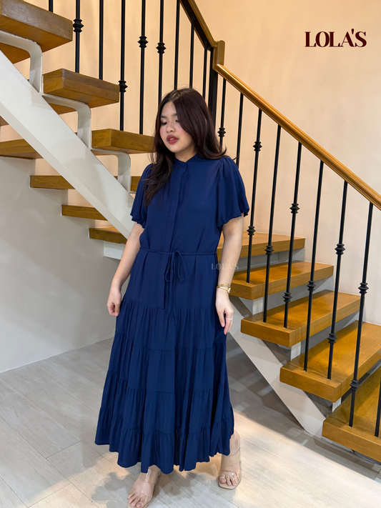 Martha Dress (Navy Blue)