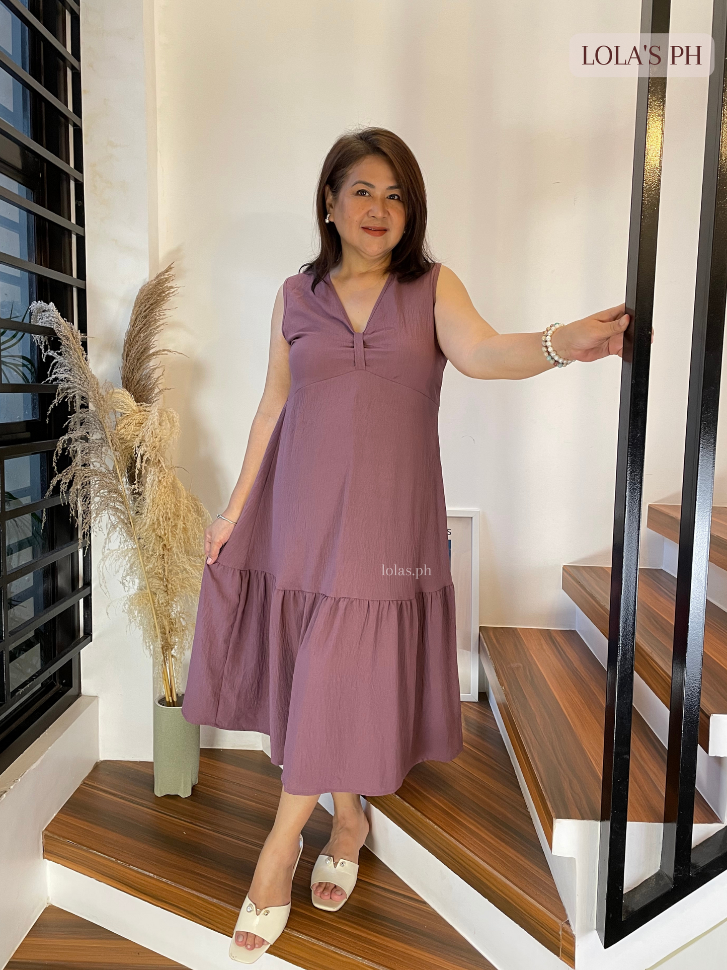 Hyekyo Dress (Dusty Mauve)