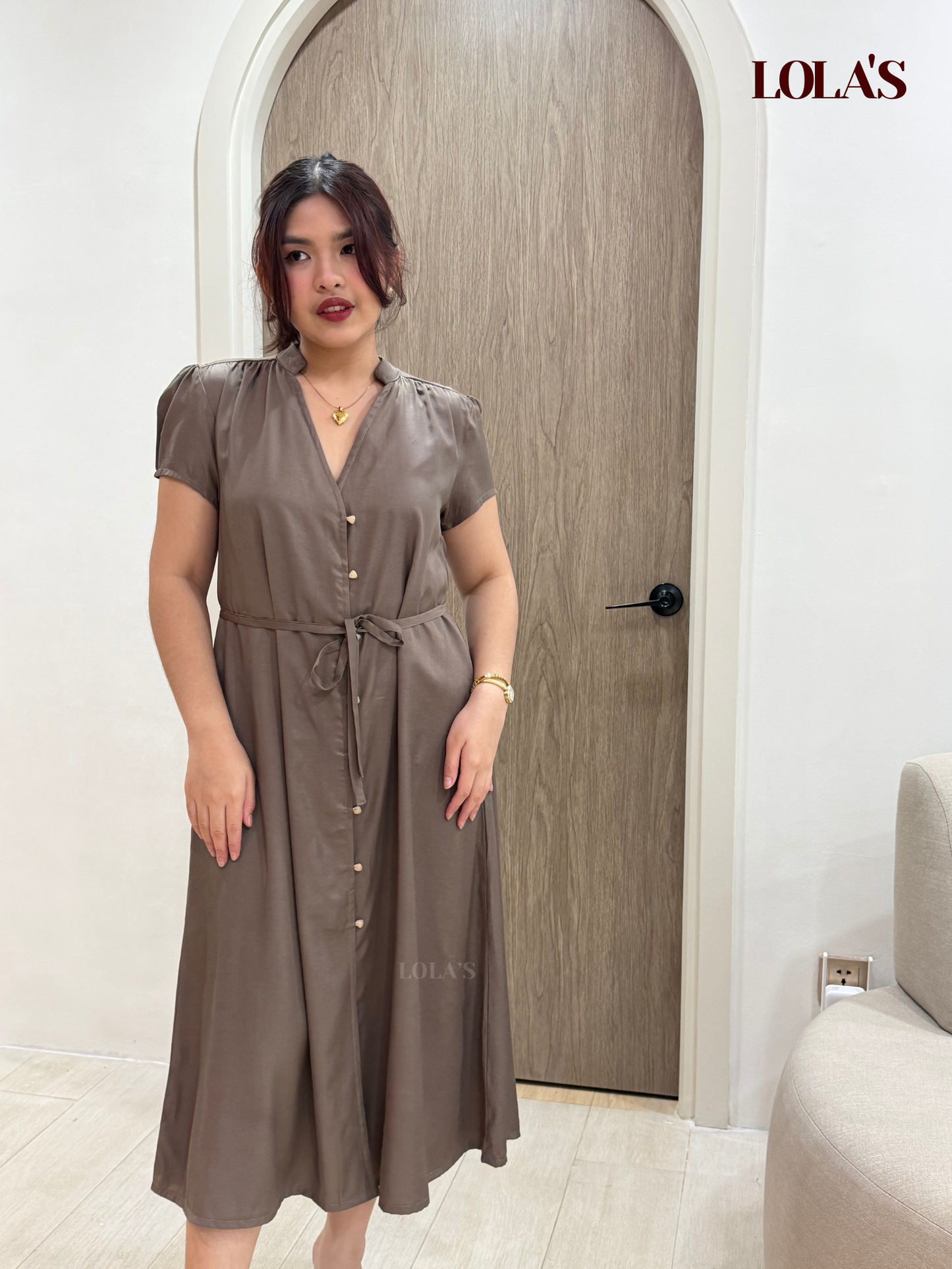 Kyle Dress (Taupe)