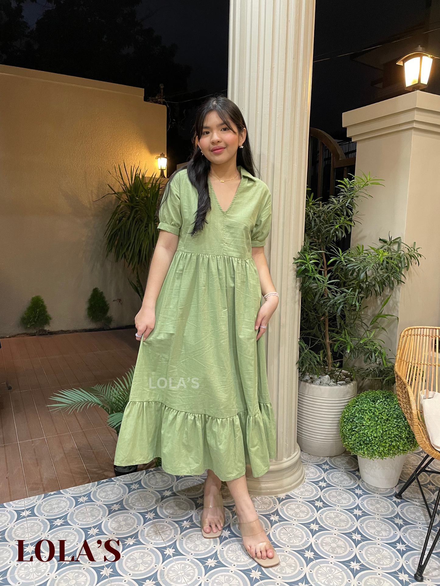 Dahyun Dress (Matcha)