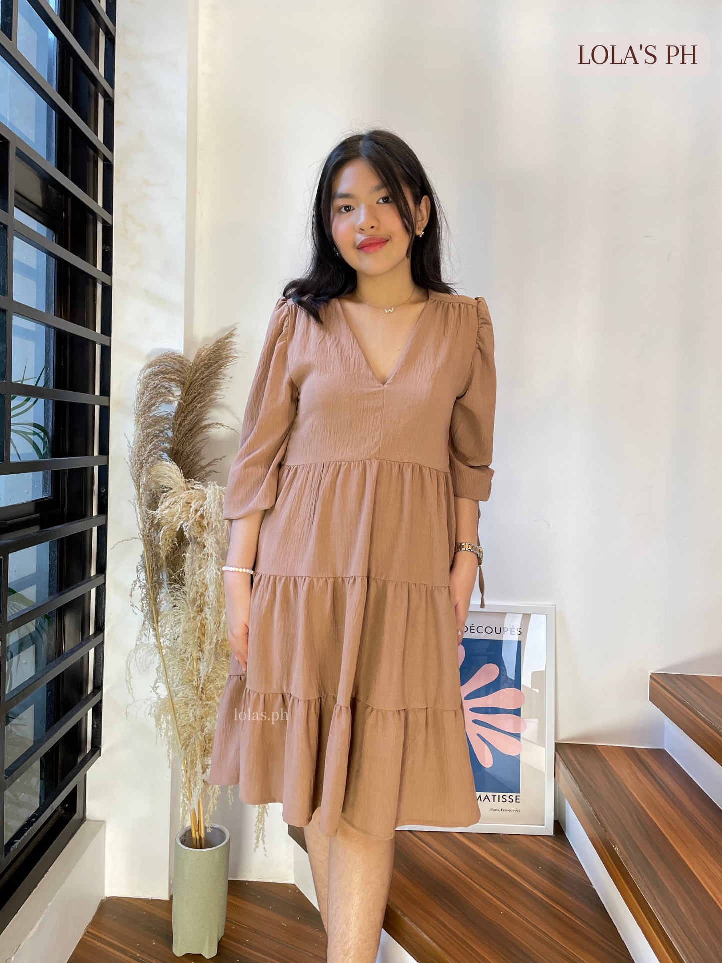 Claudia Dress (Latte)