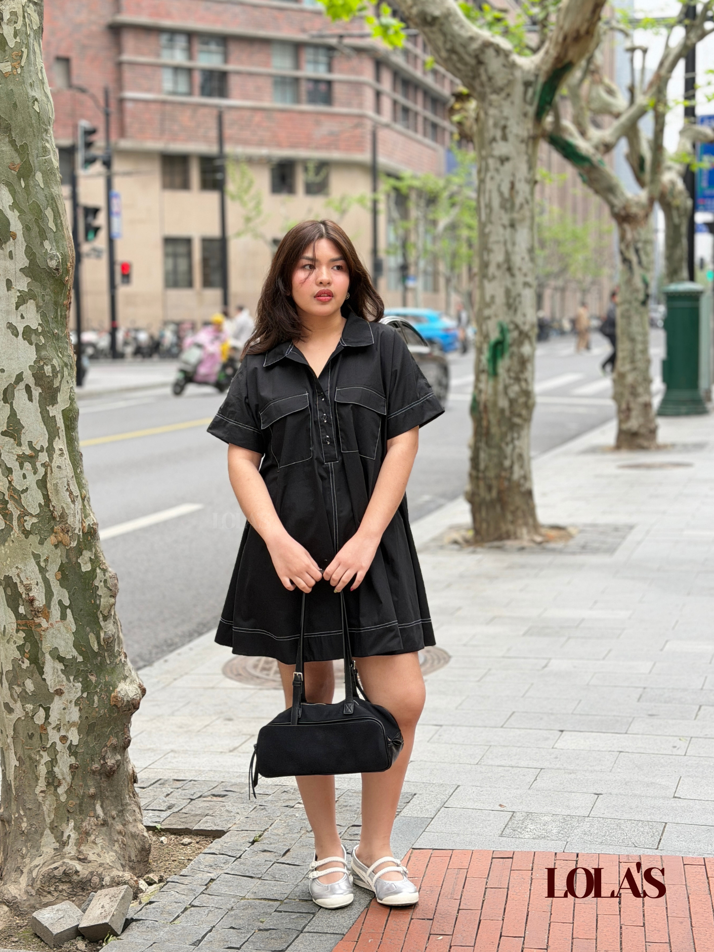 Sandrine Dress (Black)