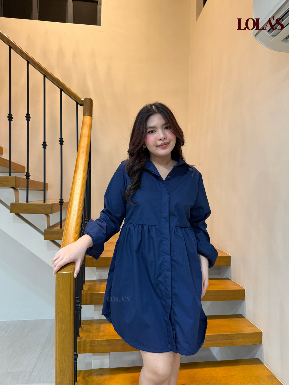 Eleanor Dress (Navy Blue)