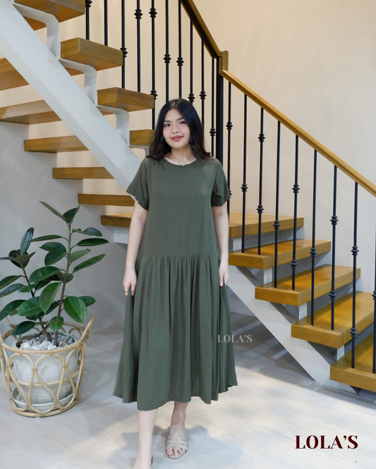 Mina Dress (Army Green)