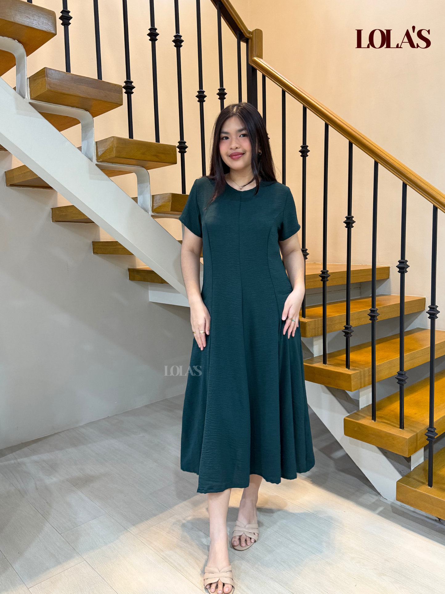 Kathleen Dress (Emerald)