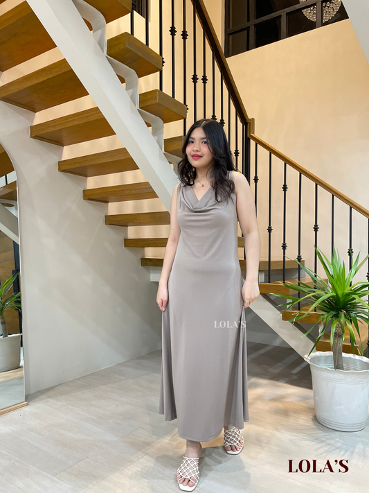 Sheena Dress (Light Taupe)