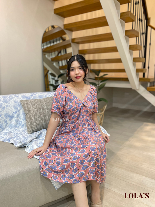 Klarisse Dress (Pink Blooms)