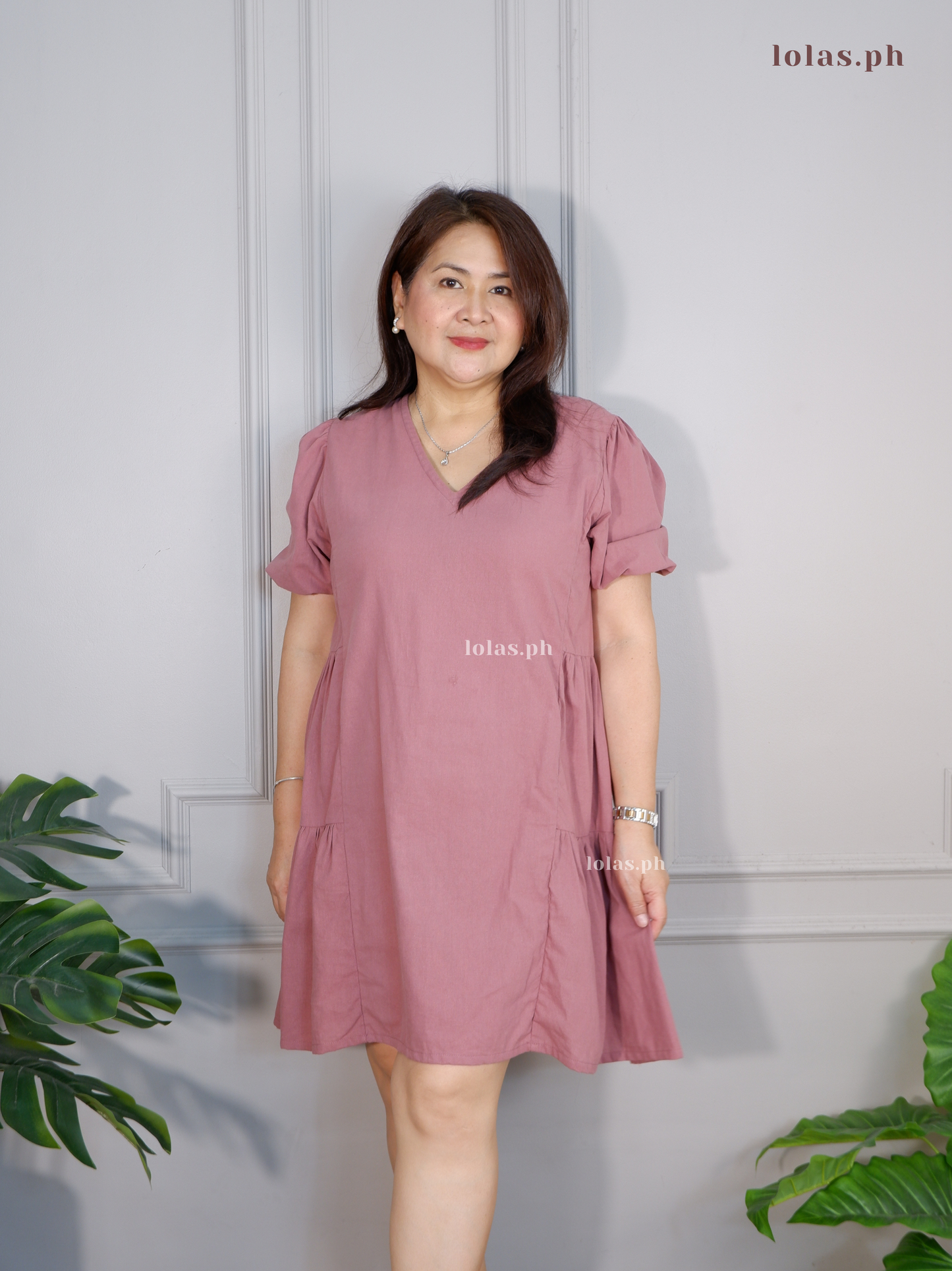 Jaegen Dress (Dusty Rose)