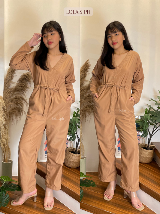 Farrah Jumpsuit (Mocha)