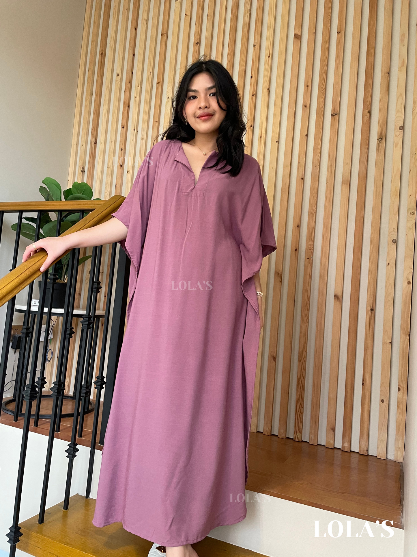 Donya Dress (Mauve)