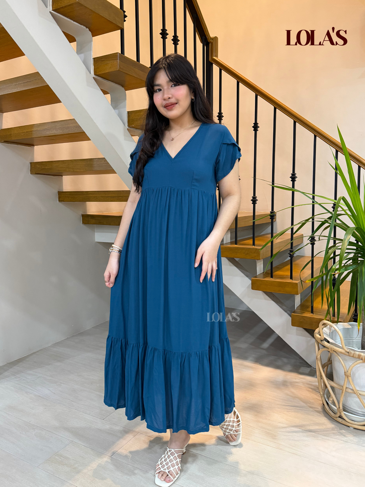 Jane Dress (Teal Blue)