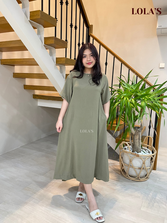 Luna Dress (Pistachio)