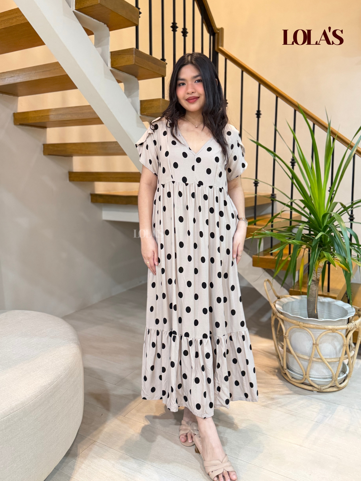 Jane Dress (Granite Dots)