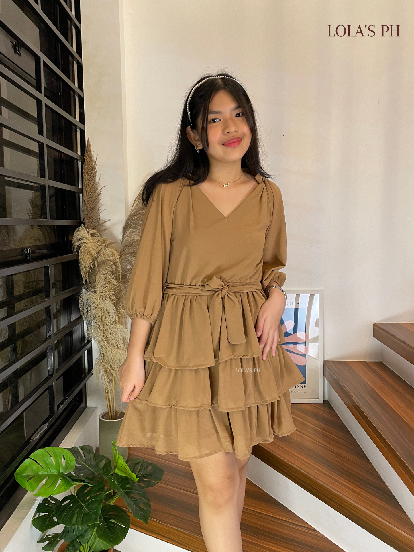 Mathilda Dress (Latte)