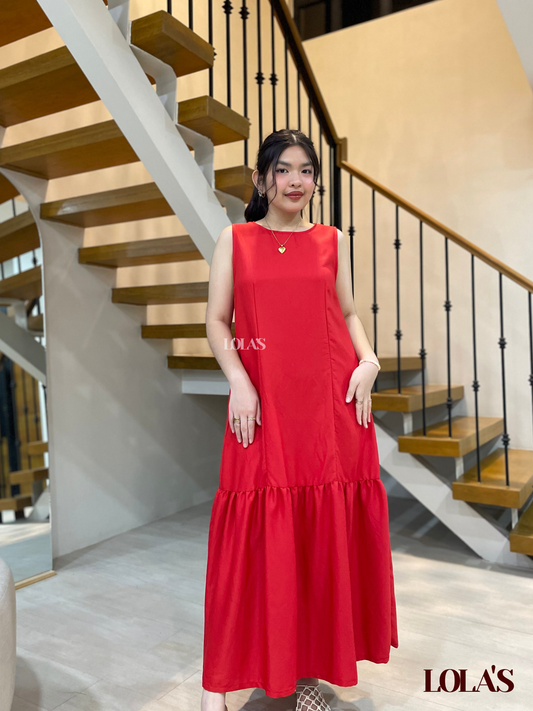 Dominique Dress (Red)