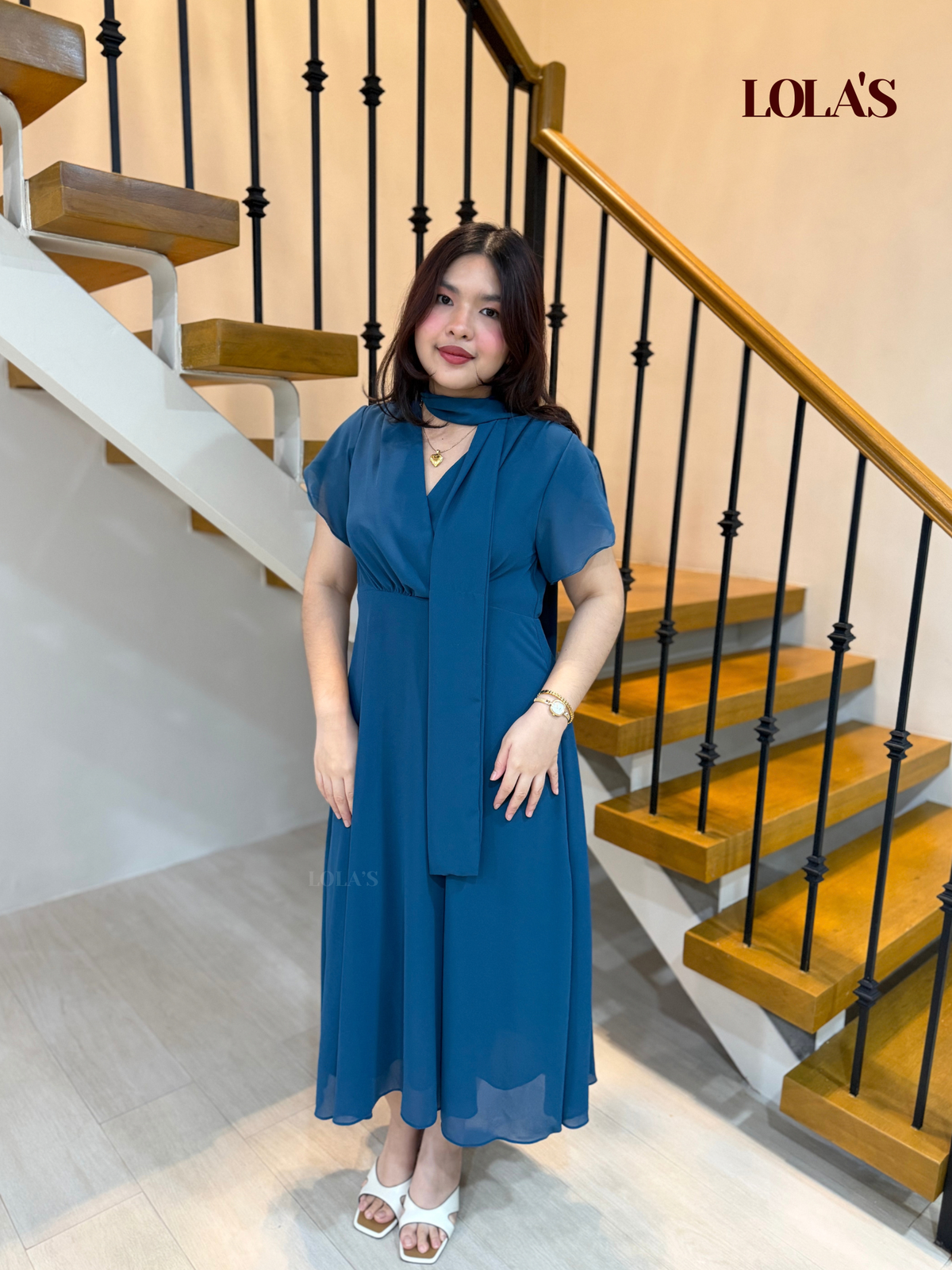 Glinda Dress (Blue Green)