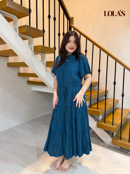 Martha Dress (Teal Blue)