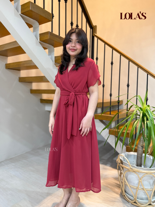 Glinda Dress (Raspberry)