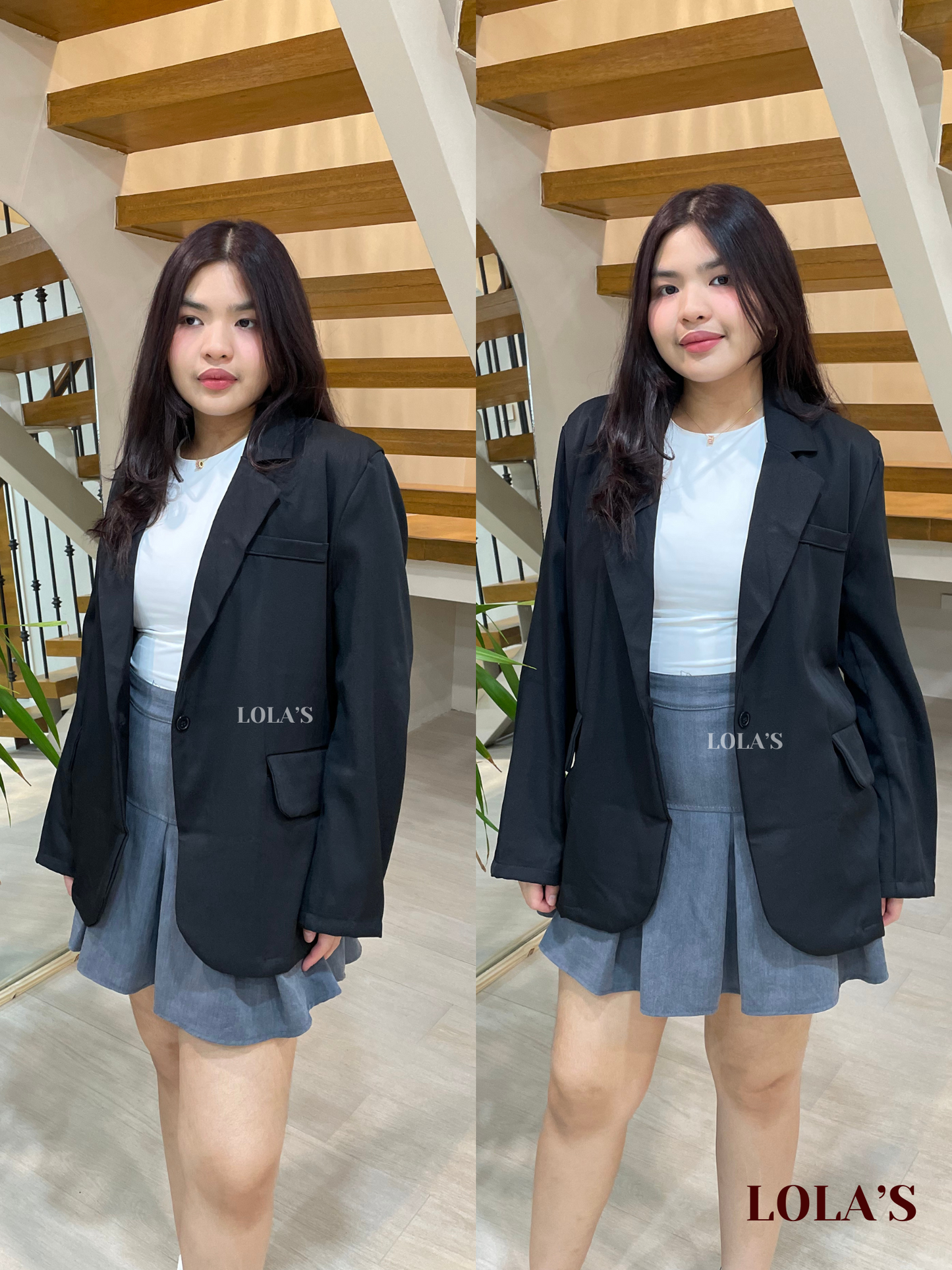 Rhys Oversized Blazer (Black)